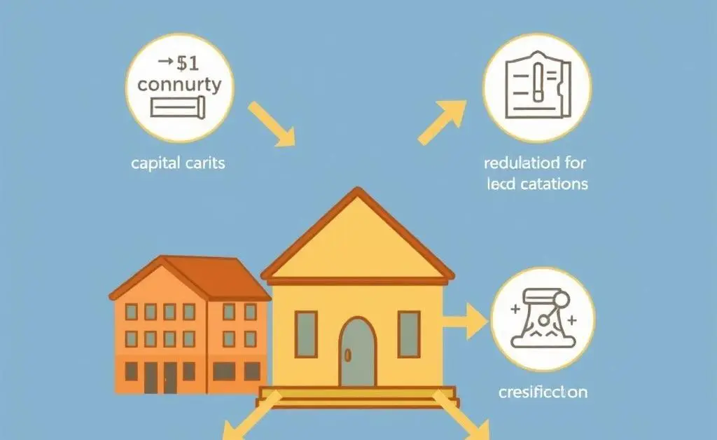 A simple, cartoon-style diagram explaining capital reduction.