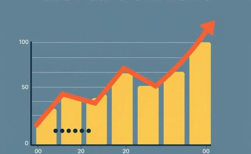 Credit card utilization chart showing high usage