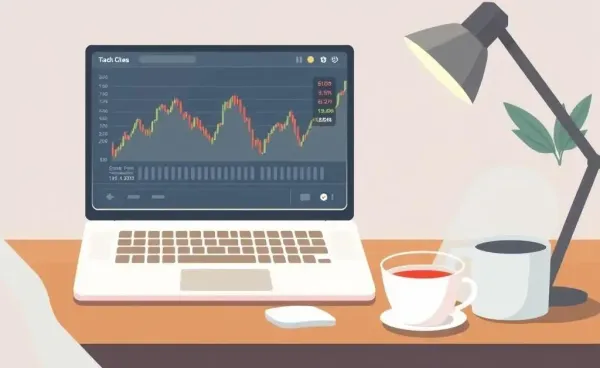 A cozy workspace setup for thoughtful investing